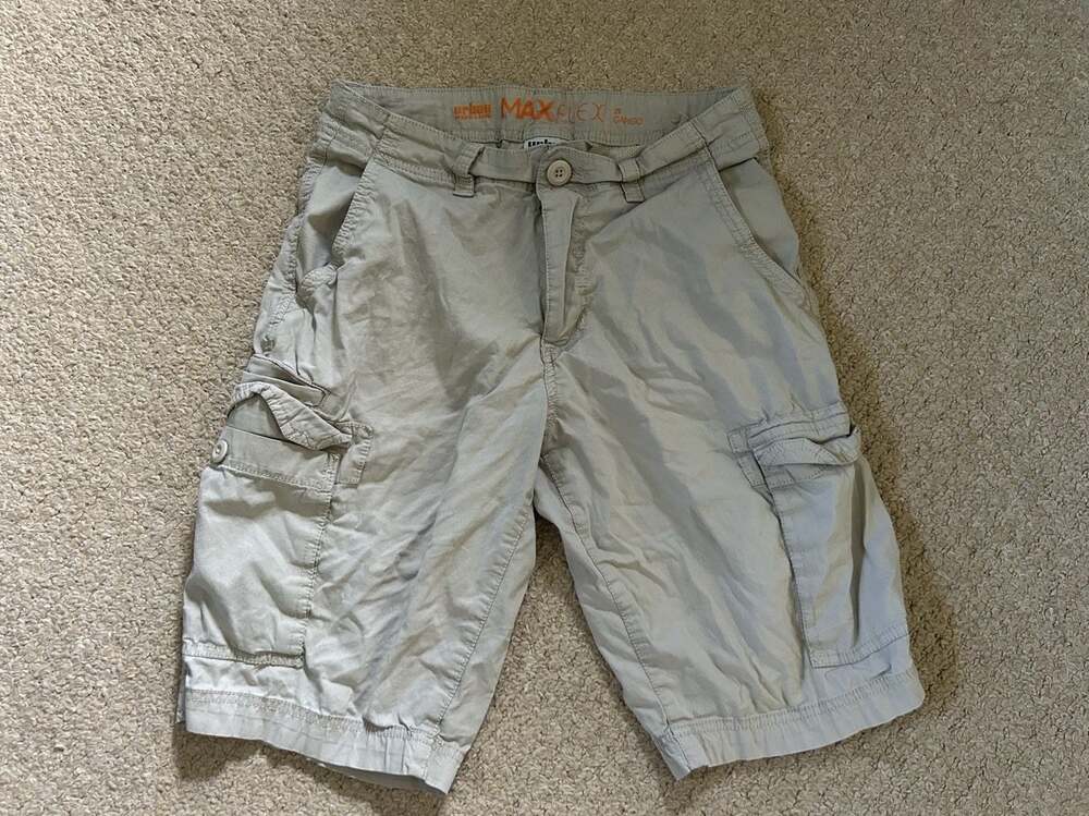 Urban Pipeline MaxFlex Cargo Shorts Khaki Size 29
